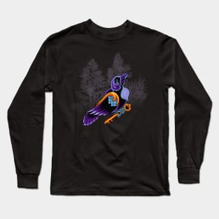 Raven and the Skeleton Key Long Sleeve T-Shirt